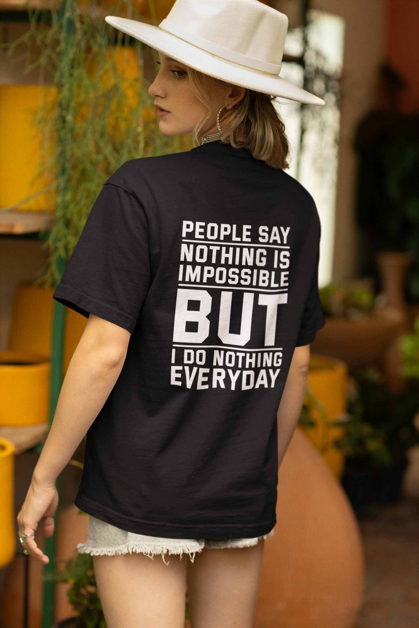 Do Nothing Puffed Oversized Tee