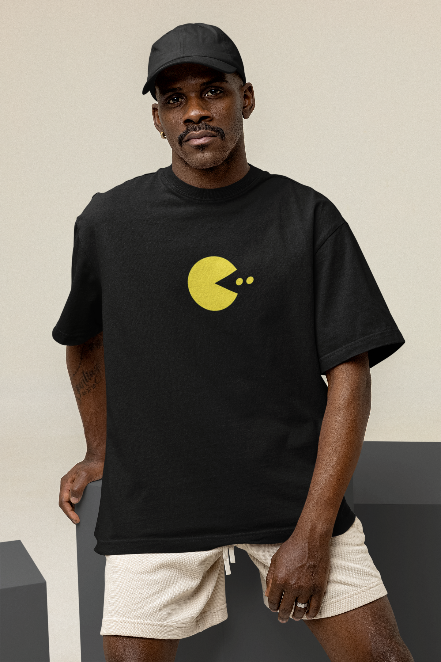 Pac-Man Retro Skull Tee