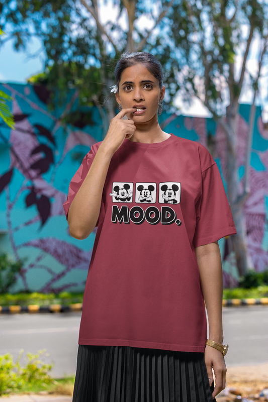 Mood Expression Oversized Tee