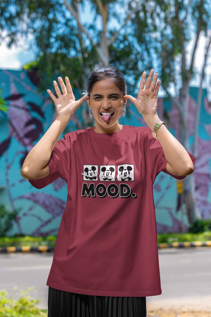 Mood Expression Oversized Tee