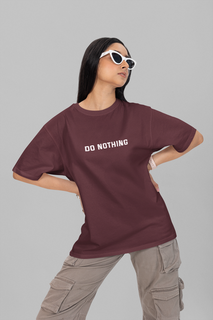 Do Nothing Puffed Oversized Tee