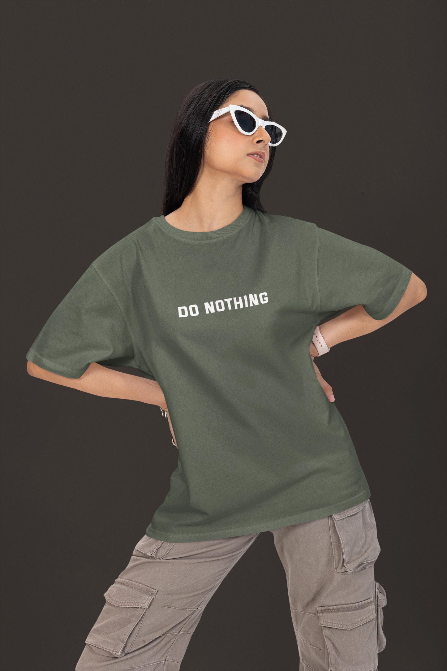 Do Nothing Puffed Oversized Tee