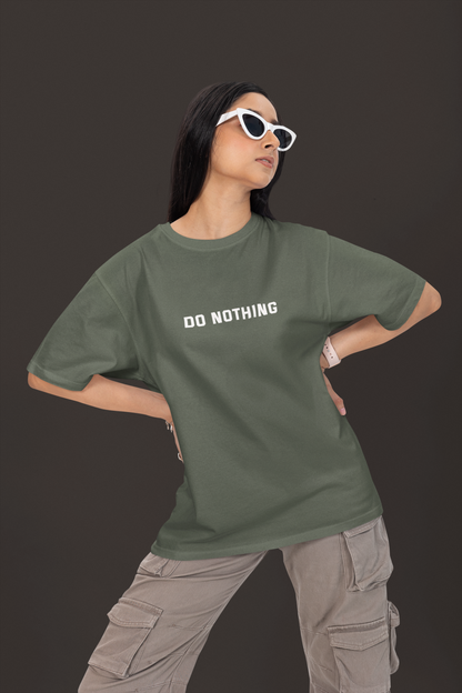 Do Nothing Puffed Oversized Tee