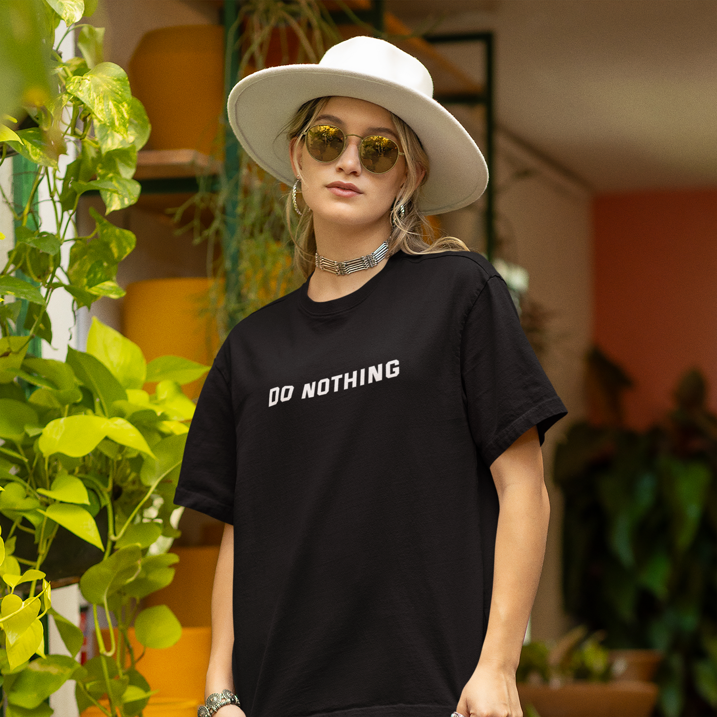 Do Nothing Puffed Oversized Tee