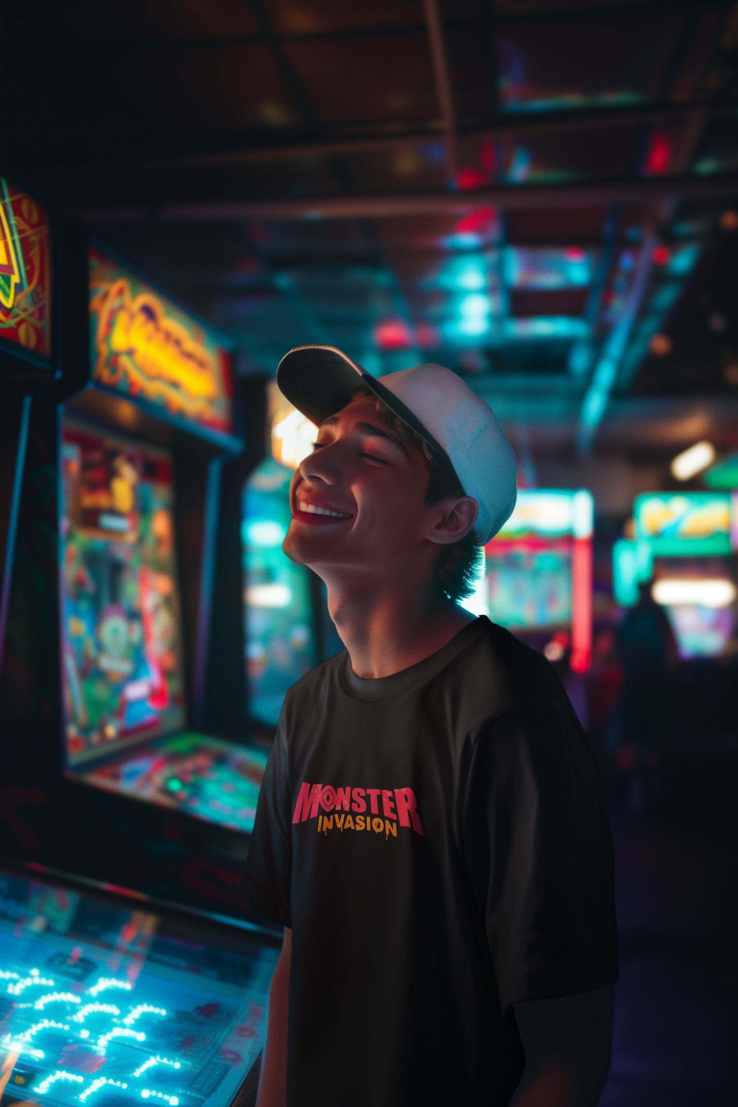 Monster Invasion Oversized Tee